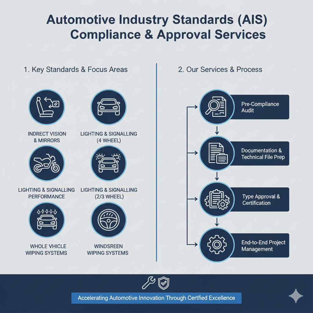 Automotive Industry Standards (AIS) Compliance & Approval Services