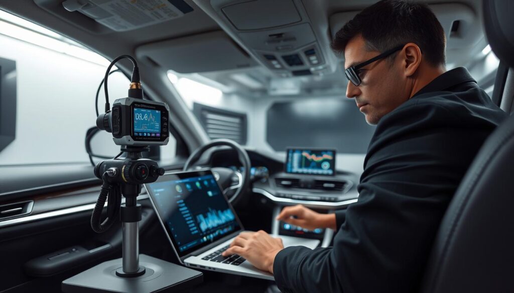 vehicle interior noise level testing